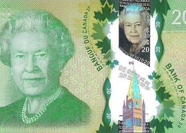 Canada 20 banknote Canada 20 banknote