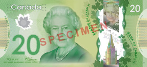 Canada 20 banknote