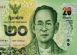 Thai baht 20 Thai baht 20