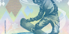 Russia Snowboard banknote