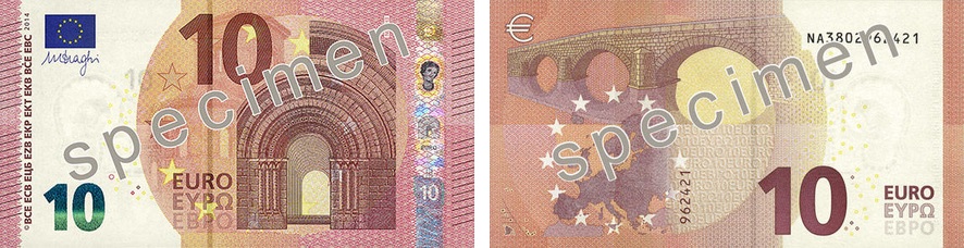 Euro 10 europa banknote