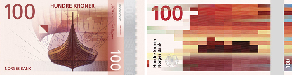 Norway banknote design