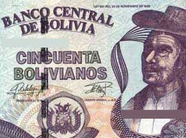 Bolivia banknote thumbnail