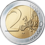 Image of front of Euro coin