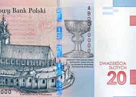 Poland-20-zloty-2016_thumbnail Poland 20 zloty commemorative banknote thumbnail.