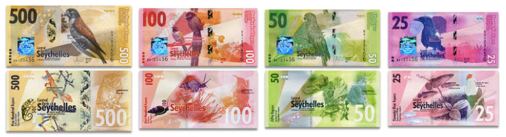 New Seychelles banknote family