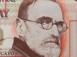 Thumbnail image of Uruguay 200 peso banknote 2016.