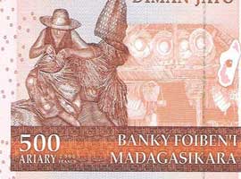 Madagascar banknote thumbnail image Madagascar 500 banknote thumbnail image
