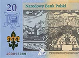 Poland_Comm_note_2017 Thumbnail image of To celebrate the 300th anniversary of the Coronation, the Narodowy Bank Polski (NBP) will start circulating a commemorative banknote from the 21 August 2017.