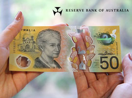 Reserve Bank of Australia $50 banknote.